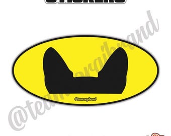 Batcorg Symbol Sticker