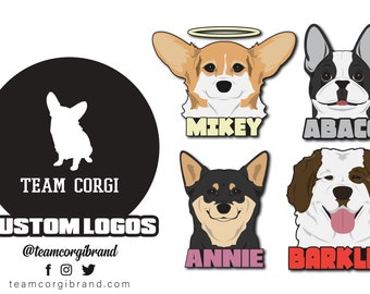 Custom Logo of your Dog (Headshot)