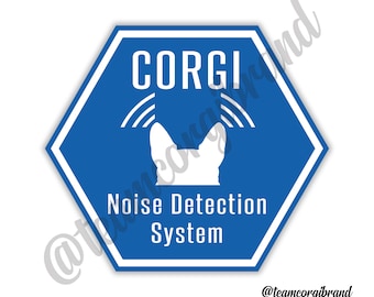 Corgi Noise Detection System sticker