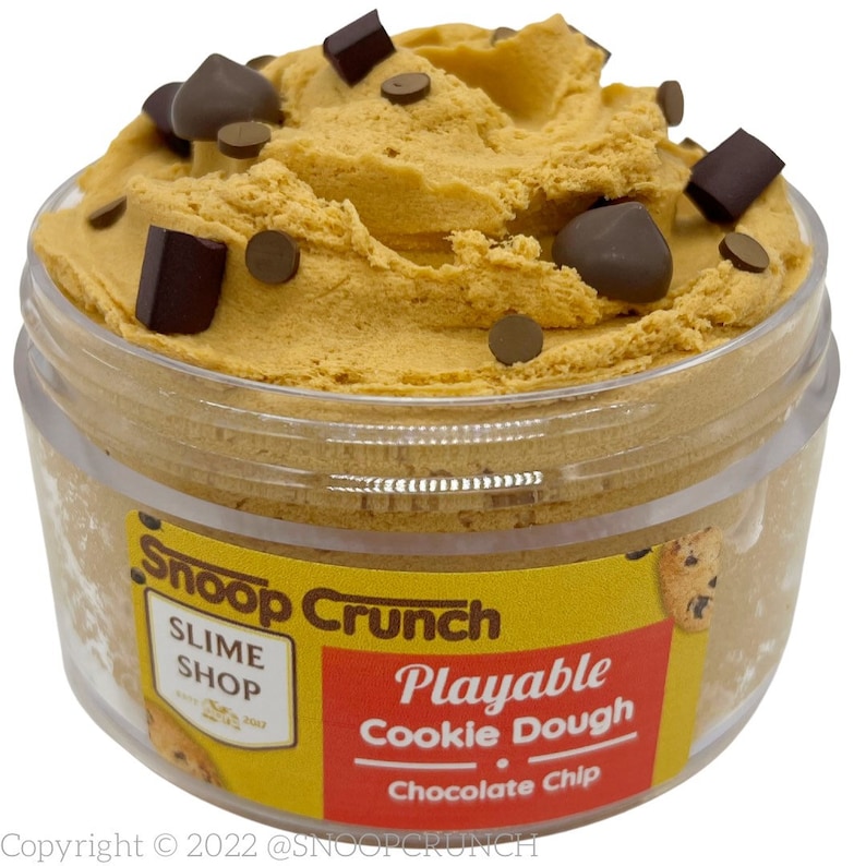 Chocolate Chip Cookie Dough Scented Cloud Cream Slime 