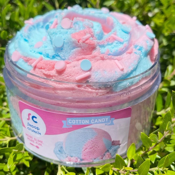 Cotton Candy Ice Cream Scented Cloud Cream Slime