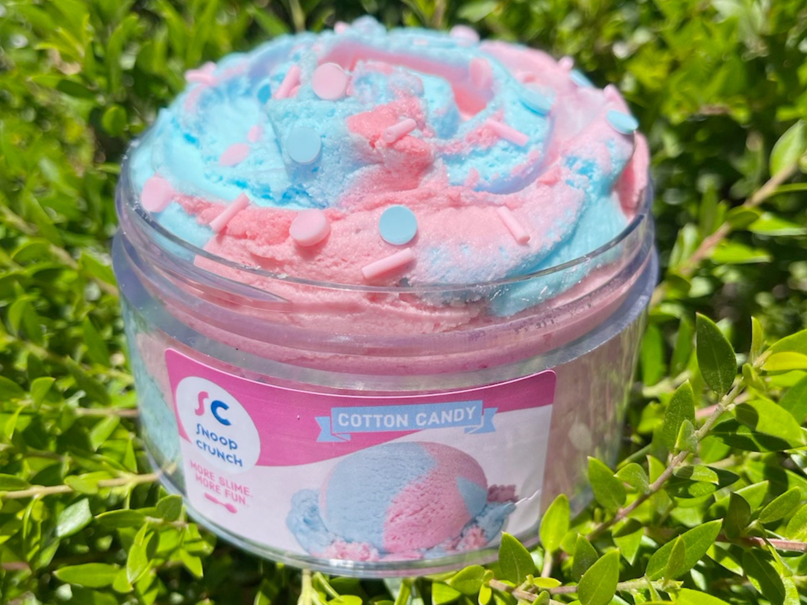 Cotton Candy Ice Cream Scented Cloud Cream Slime Etsy