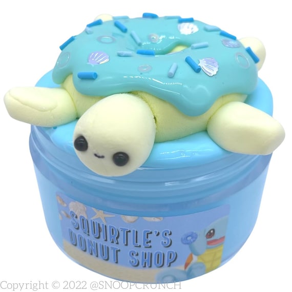 Squirtle’s Donut Shop Scented DIY Clay Slime