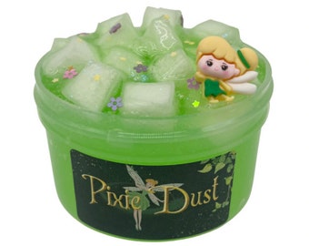 Pixie Dust Scented Clear Jelly Cube Slime