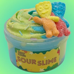 Sour Slime Scented DIY Cloud Cream Slime Snoop Crunch