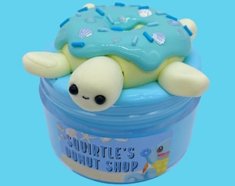 Squirtle&#39;s Donut Shop Scent DIY Clay Slime Snoop Crunch