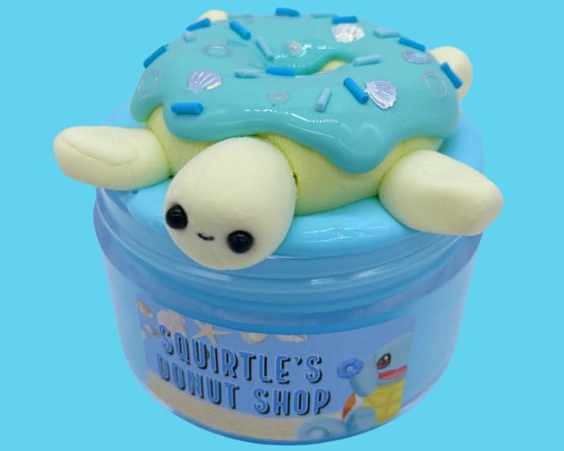 Squirtle's Donut Shop geurende DIY Clay Slime Snoop Crunch