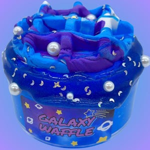 Galaxy Waffle Unscented DIY Clay Slime Snoop Crunch