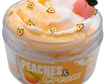 Peaches & Cream Scented Cloud Cream Slime