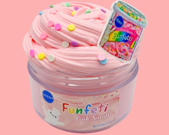 Funfetti Frosting Scented Butter Slime Snoop Crunch