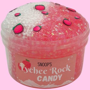 Lychee Rock Candy Scented Crunchy Bingsu Slime Snoop Crunch