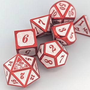 Jewel Metal Dice Set