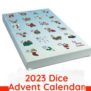 Dice Box Advent Calendar 2023 (24 Day Resin Full Sets)