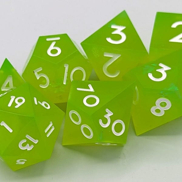 Tinker Color Changing Sharp Edge Dice Set