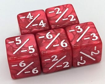Pearl Red Counters +/-