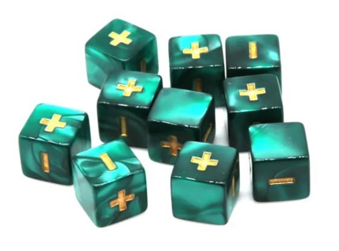 Green Pearl Fate Dice pick Number of Dice Etsy