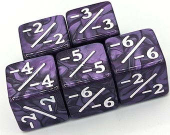 Pearl Purple Counters +/-