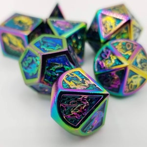 Kismet Dragon Metallwürfel Set