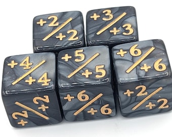 Pearl Black Counters +/-