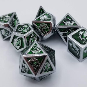 Ridley Dragon Metal Dice Set