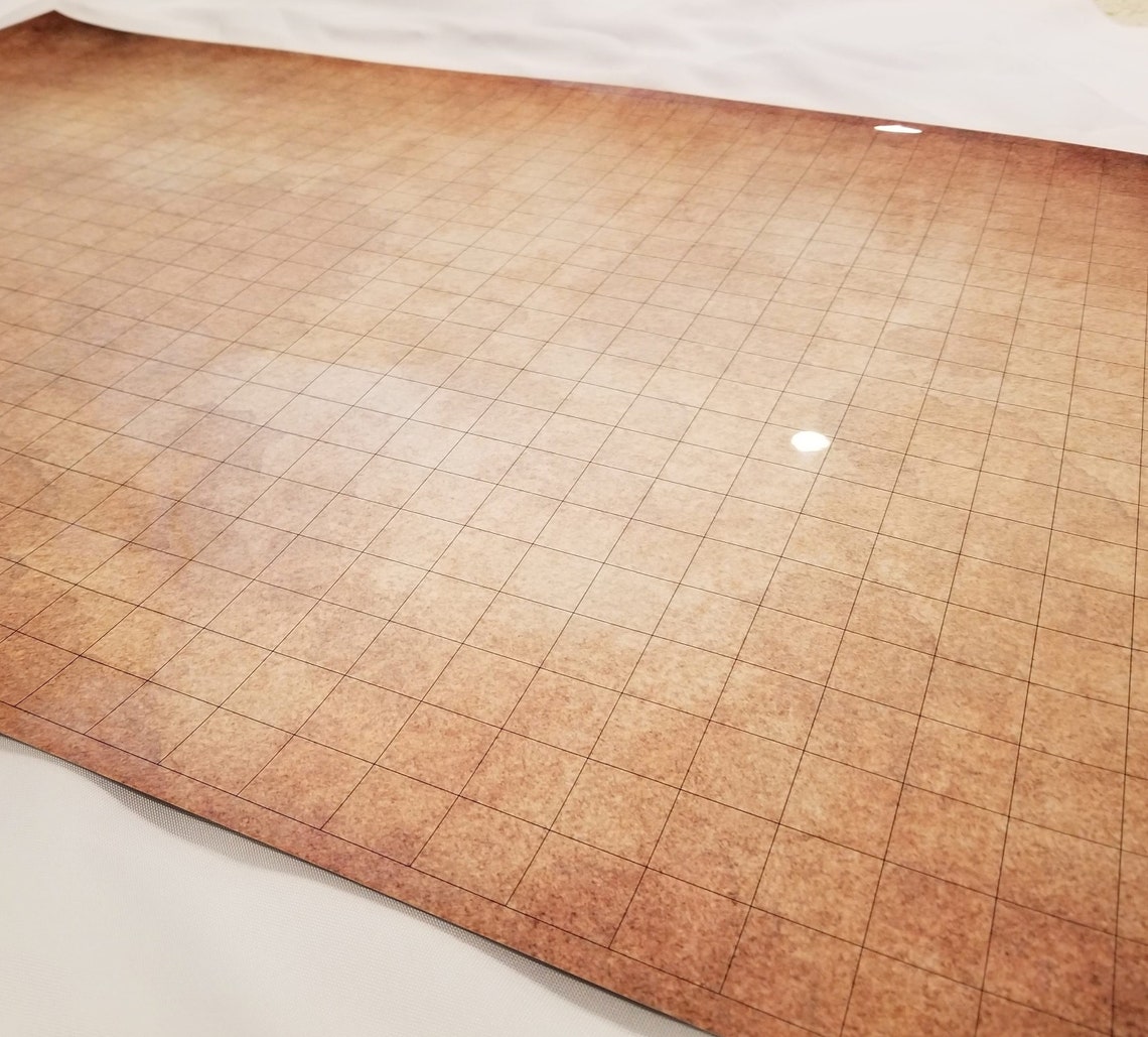 Dry Erase Battle Map 24x36 inch Etsy