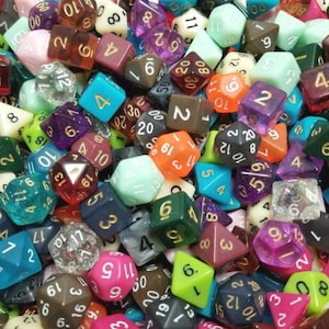 25 Mystery Dice, Pick Number of Sides
