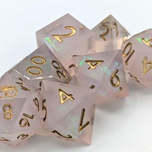 Alexandra Color Changing Sharp Edge Dice Set