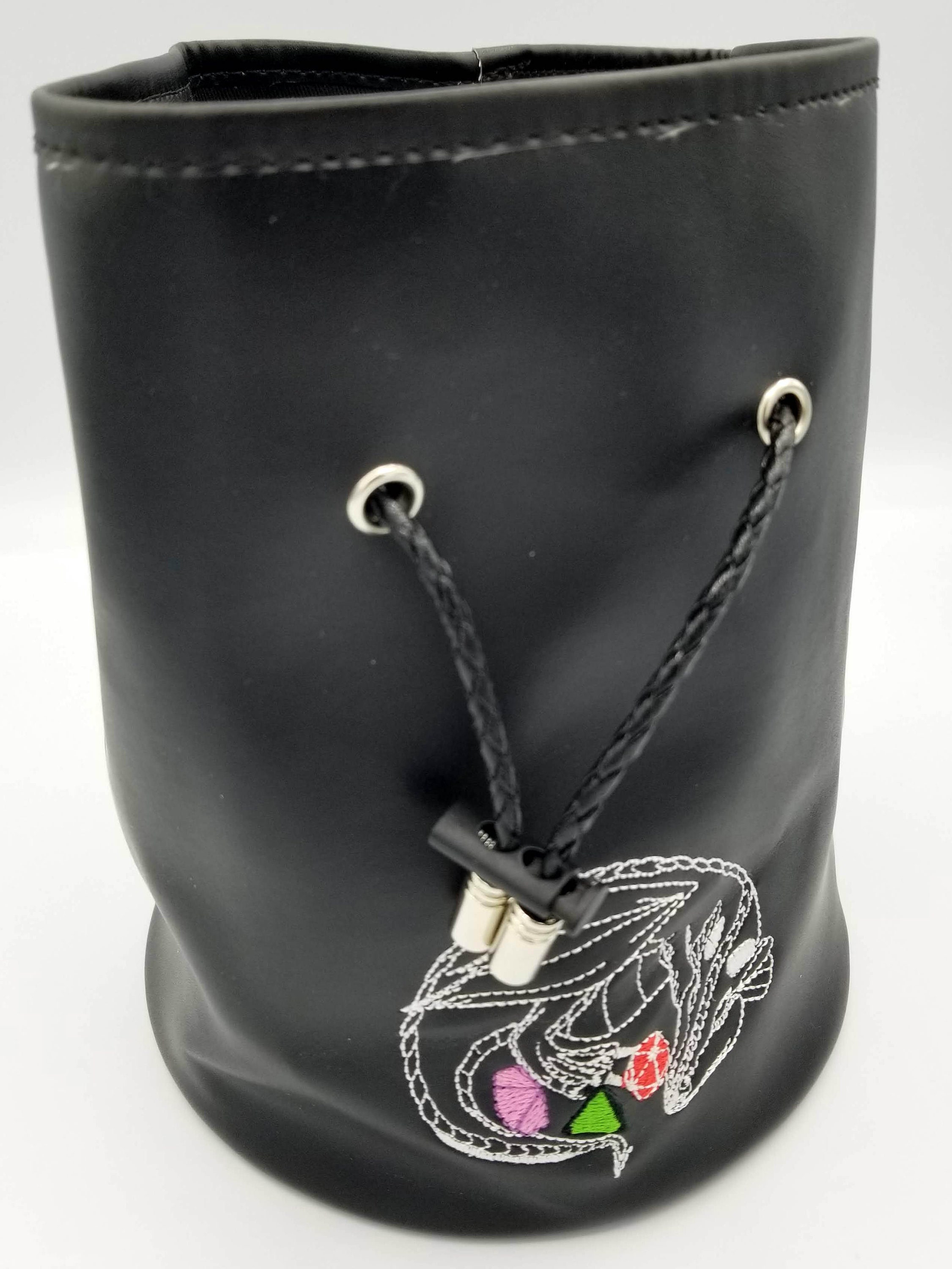 Patent Leather Dice Bag With Pockets holds 250 Dice Etsy
