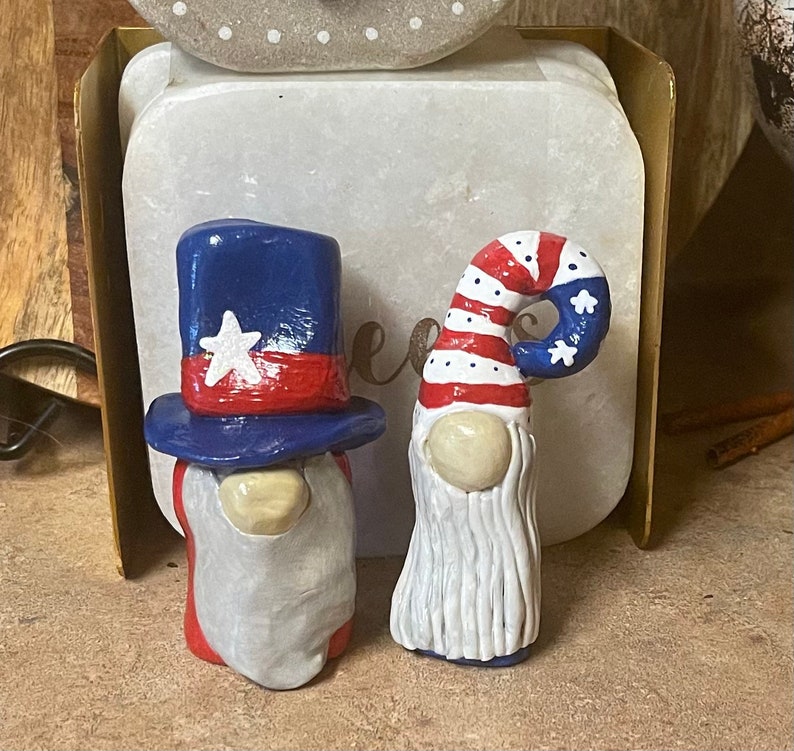 Patriotic Gnomes/4th of July Gnomes/memorial Day Gnomes/red Etsy