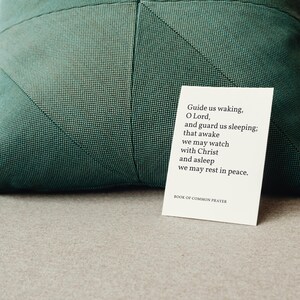 Quote Printable, Digital File - Guide Us Waking, Light Background