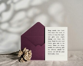 Cita imprimible, archivo digital: Keep Watch, fondo claro