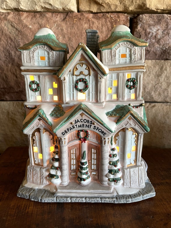 Kirkland Signature Victorian Lighted Christmas Village Etsy