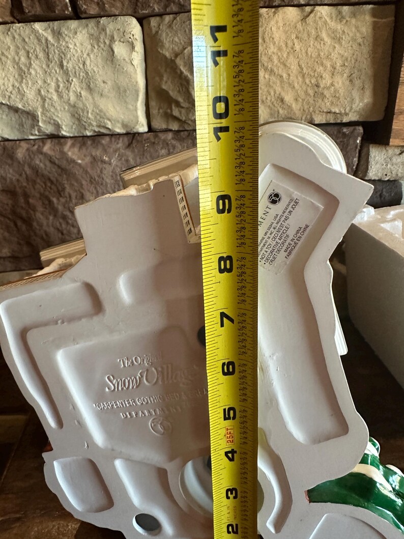 Department 56 Snow Village Carpenter Gothic Bed and Breakfast American