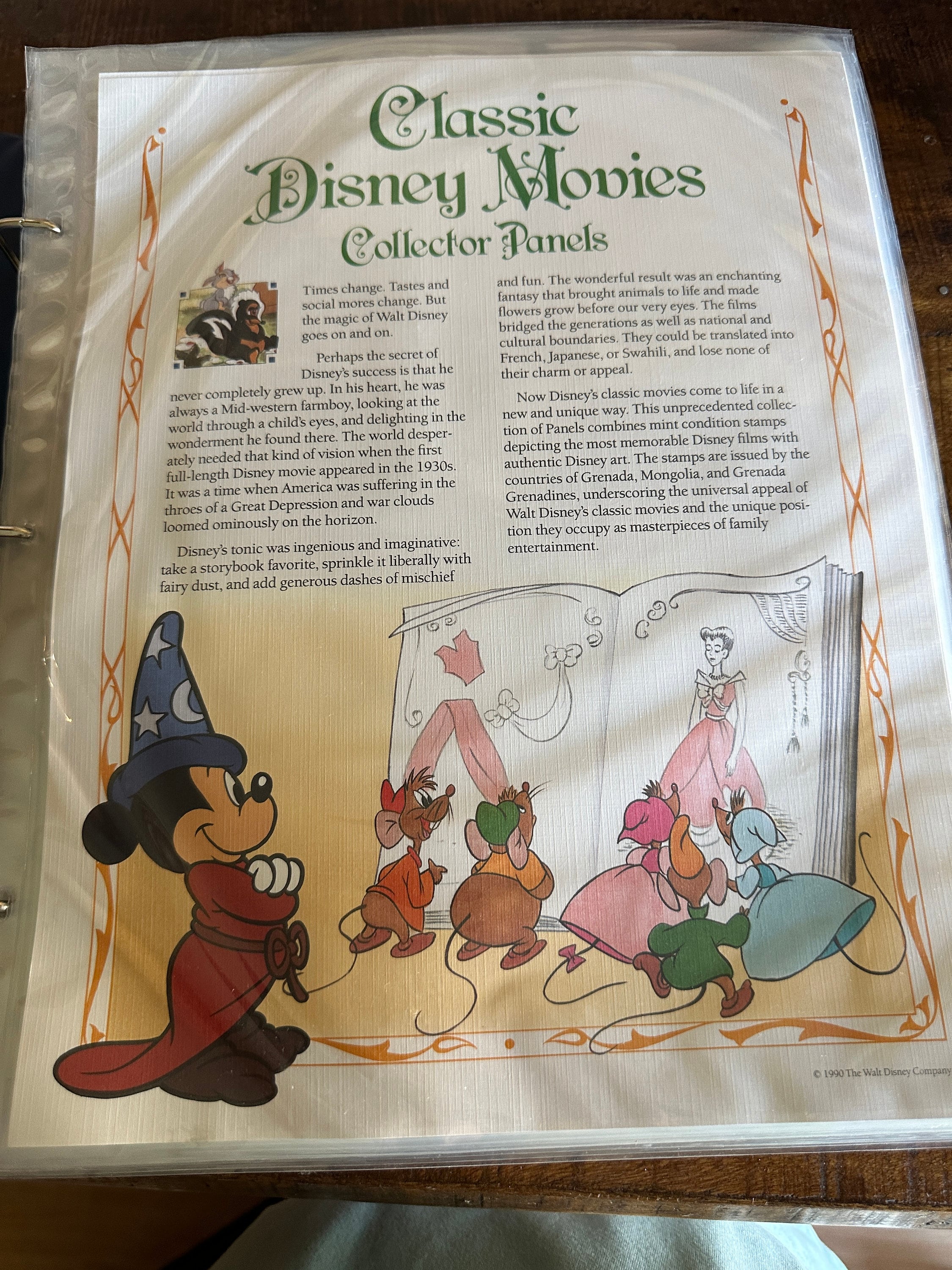 Classic Disney Movies:Collector Panels (Postal Commemorative