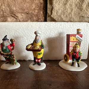 Department 56 Heritage Village &quot;Baker Elves&quot; 5603-0 Christmas Village Accessory
