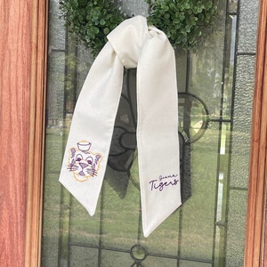 LSU Wreath Sash