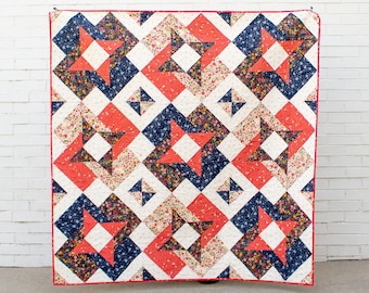 Flower Waltz Quilt Pattern - PDF