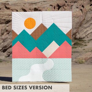 Bed Sizes | Eastern Sierra II Quilt Pattern - PDF