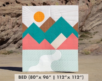 Bed Sizes | Eastern Sierra II Quilt Pattern - PDF