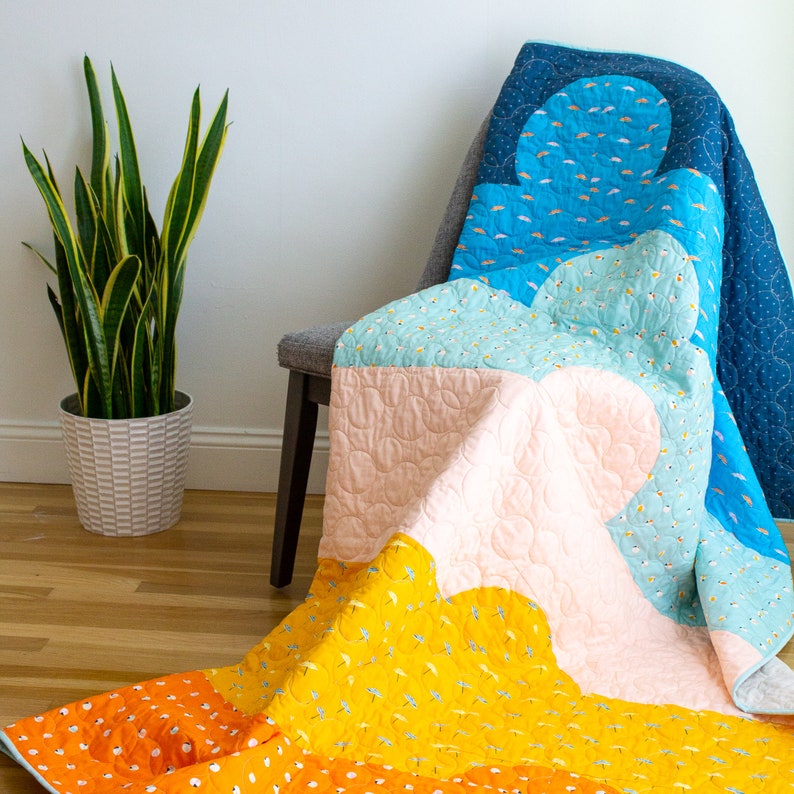 Sunset Bliss Quilt Pattern PDF Etsy