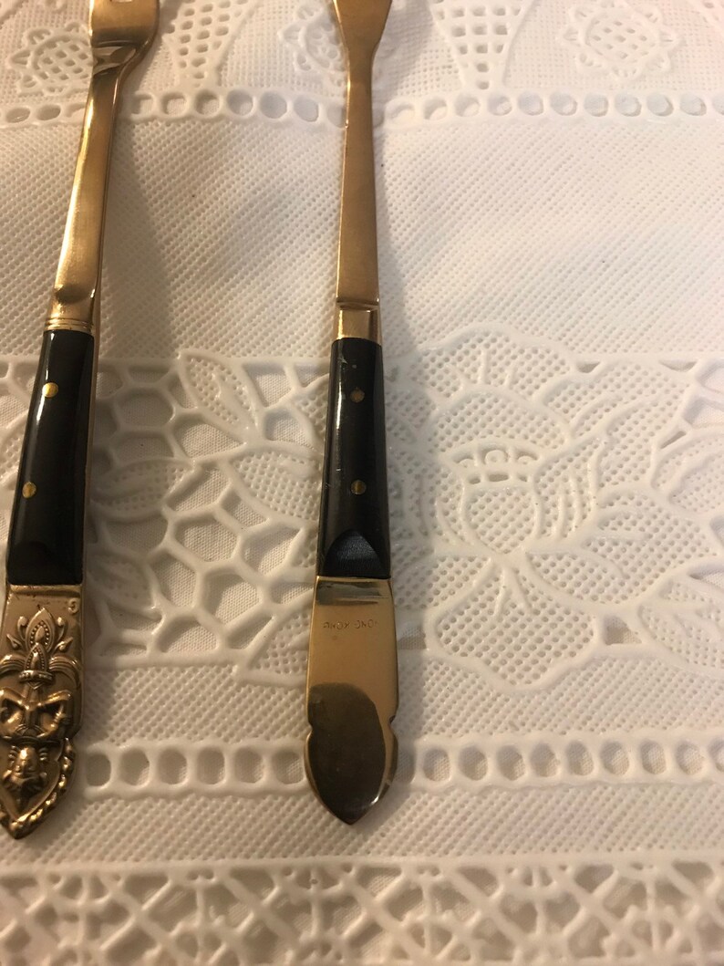 Antique Chinese Hong Kong Flatware Silverware Fork Set Etsy Australia