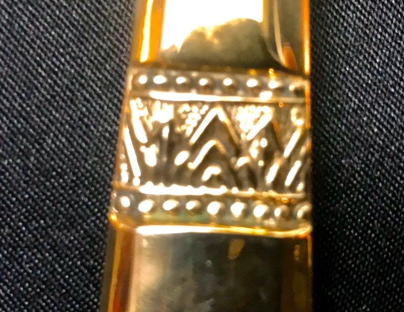 K. Thailand Brass Flatware Vintage Gold Tone Etsy