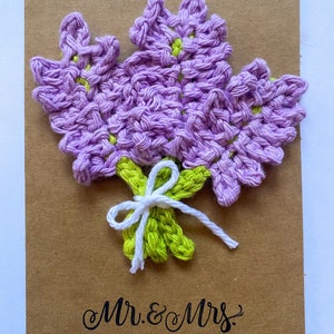 Lavender Greeting Card | Crochet