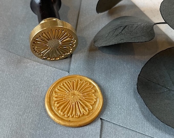 Sello de cera autoadhesivo Daisy