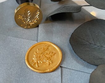 Sello de cera autoadhesivo de romero