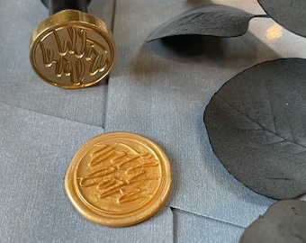 Con el sello de cera autoadhesivo Love