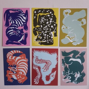 Australian Animals X6 Print Set A5