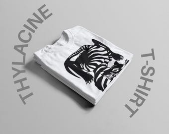 Classic T-Shirt Black Thylacine