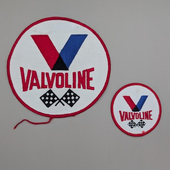 Vintage Valvoline Patch Sew On Racing Logo Oil Gas Service Station Choice