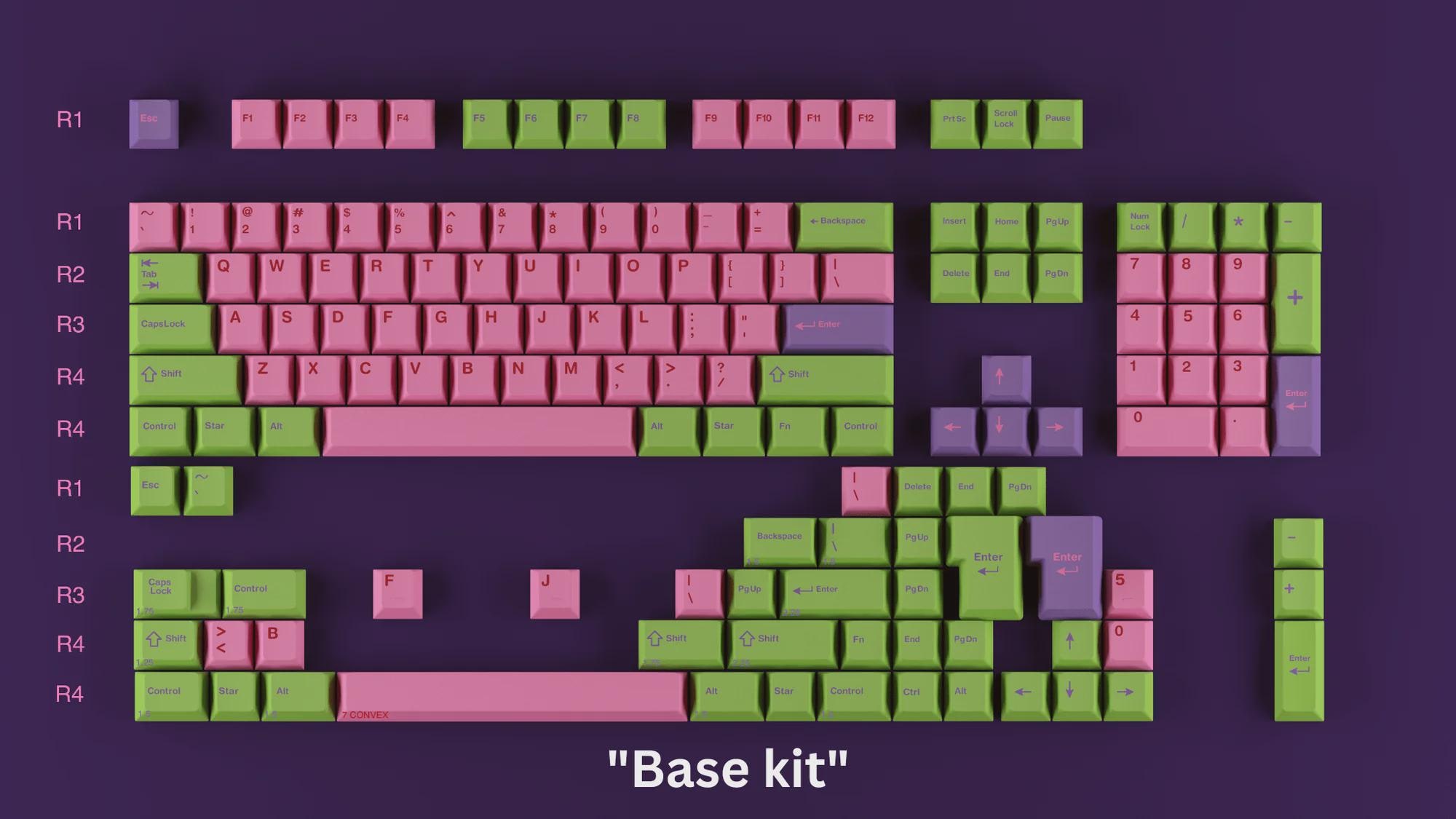 GMK Star Base Set 149 Keycaps FPTK1219 Factory Sealed Made in